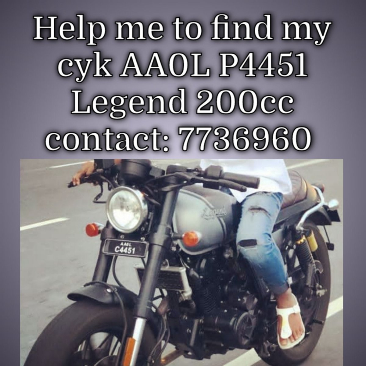Help me to find my brother @AhmedBenbe cyk. AA0L P4451. Contact 7736960 @mvlostfound