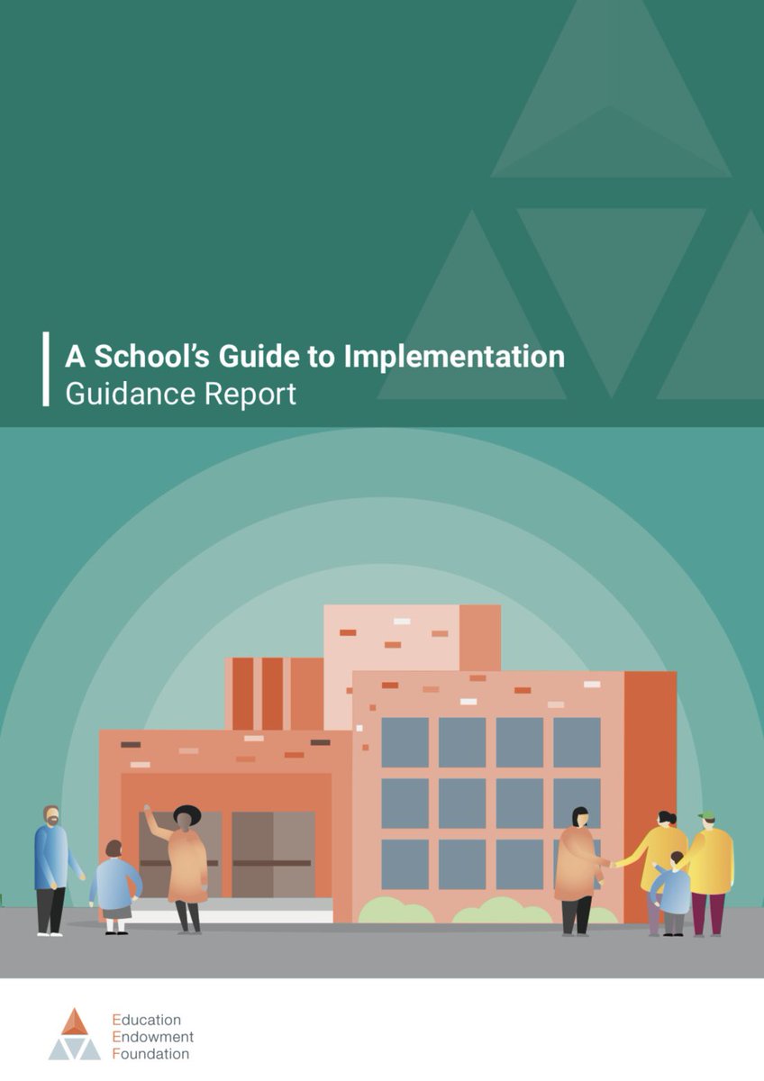 Here’s a thread on some of the key updates to the EEF’s Guide to Implementation 🧵 1/10
