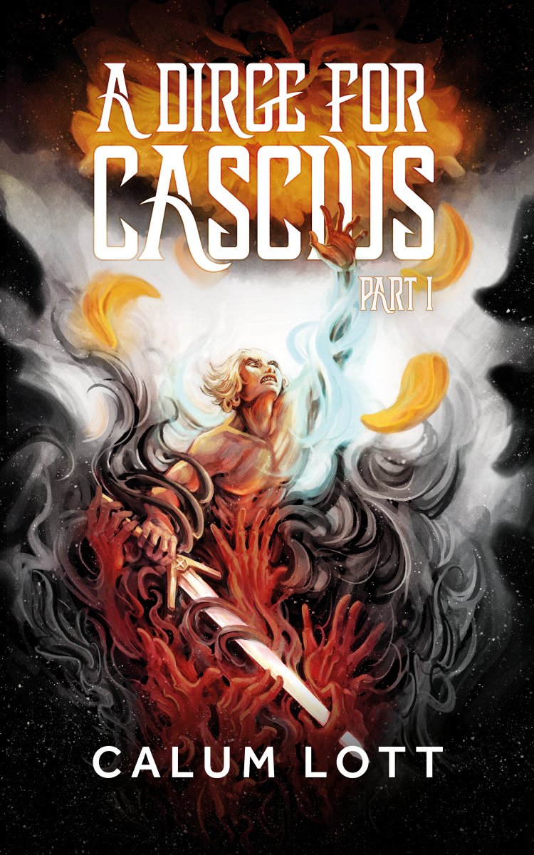 COVER REVEAL TIME! Hyperion meets True Detective, I am thrilled to reveal the cover art of A DIRGE FOR CASCIUS by @calumlottauthor. I am so pleased with this cover art because it is illustrated by @JohnDevlinArt and designed by @claymorecovers. There is more... (1/2)