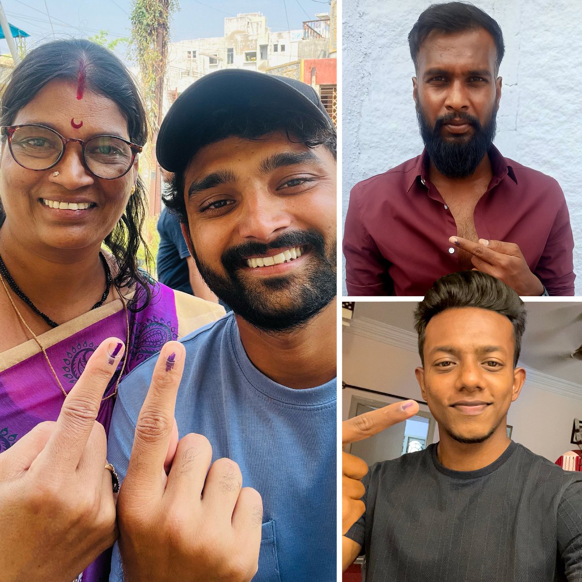 The Blues making their votes count 🗳️ as the Lok Sabha elections take centre stage in Bengaluru and other parts of the country. 🇮🇳 #WeAreBFC #Election2024