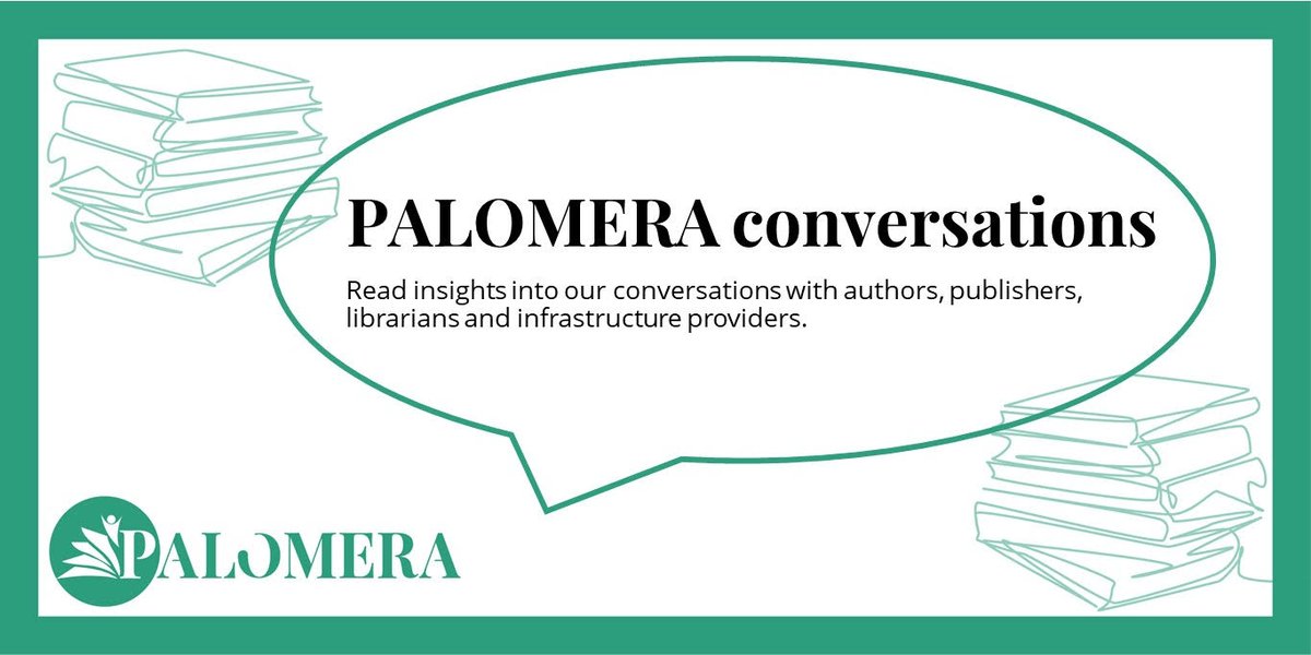 OASPA is a partner in the #PALOMERA project. You may be interested in this blog post by @alittleroad about the conversations the project has been having with different stakeholder groups and the things being learned. PALOMERA Conversations: A Deep Dive at openaccessbooksnetwork.hcommons.org/2024/03/26/pal…