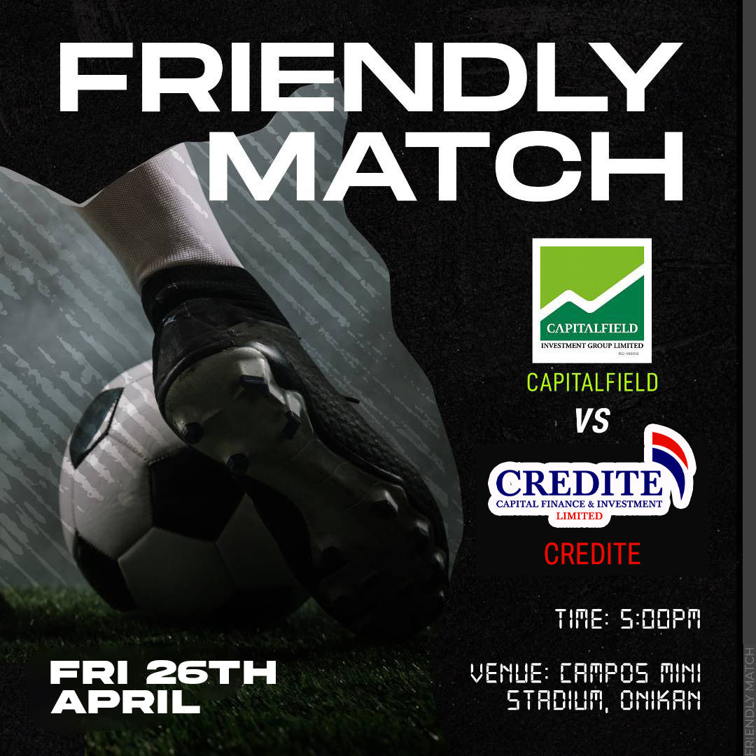 Today Capitalfield goes head-to-head with Credite in a friendly football match! Who will emerge victorious? Let's kick off the weekend with some friendly competition! 🌟 #Capitalfield #Credite #FriendlyMatch #WeekendVibes #FootballFun