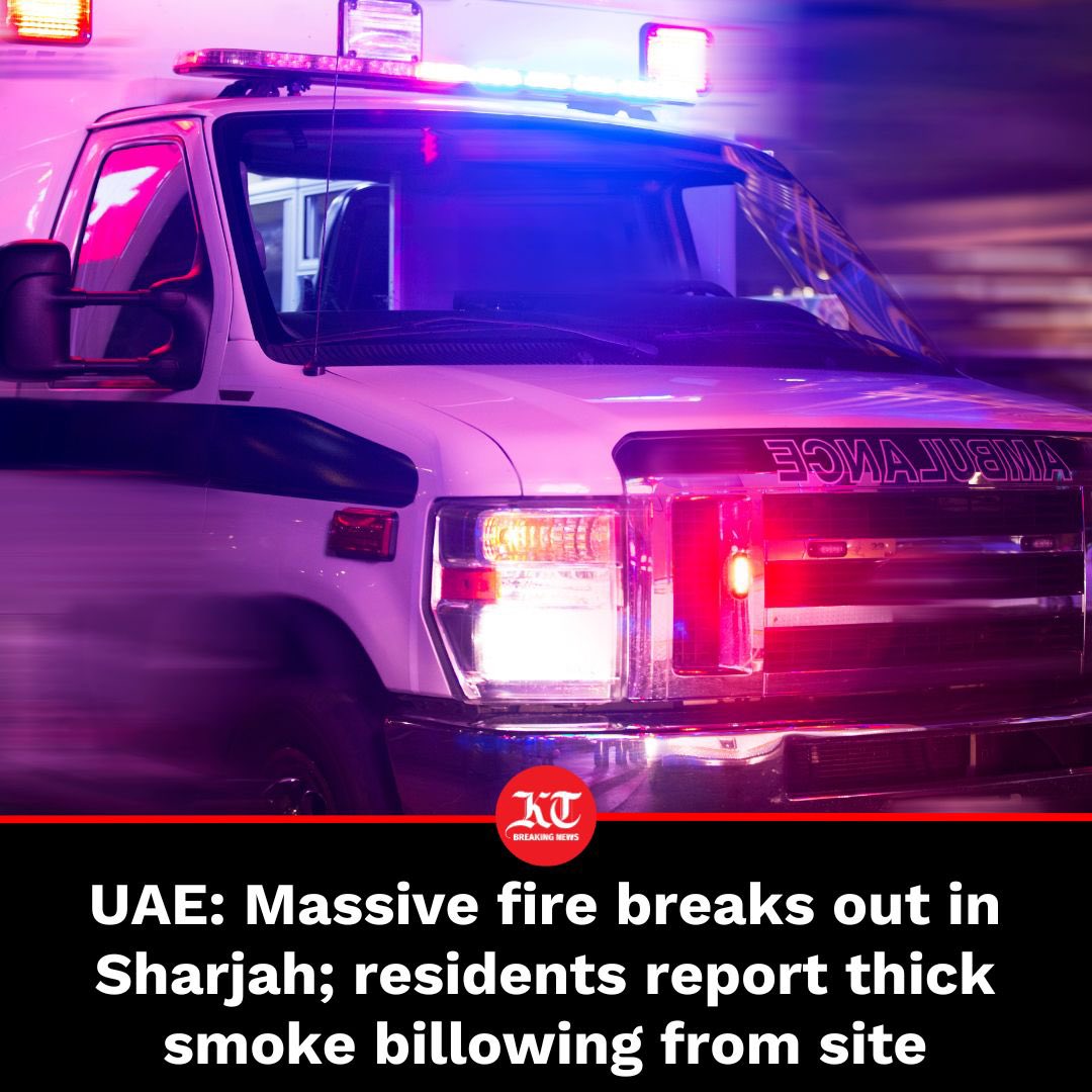 #Breaking: A large #fire has reportedly broken out in one of the industrial areas of #Sharjah on Friday, according to residents and eyewitnesses. 'I was working out at the gym when I saw a lots of smoke in the sky from the window. I rushed out to see what was happening. It looks…