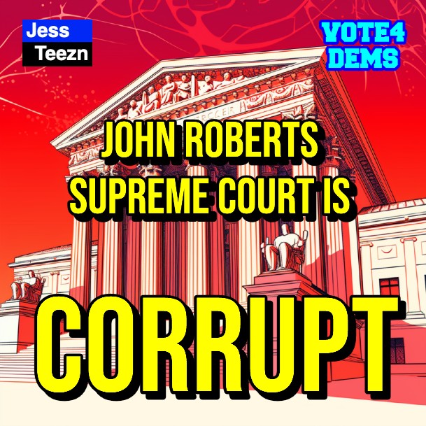 JOHN ROBERTS #SCOTUSIsCorrupt Word is arrogant SCOTUS pays attention to what we say about them. Blast John Roberts today! He is the most concerned with what America thinks of 'his' court! Black Robed Torquemada's! #BOLDblue #BidenHarris4more