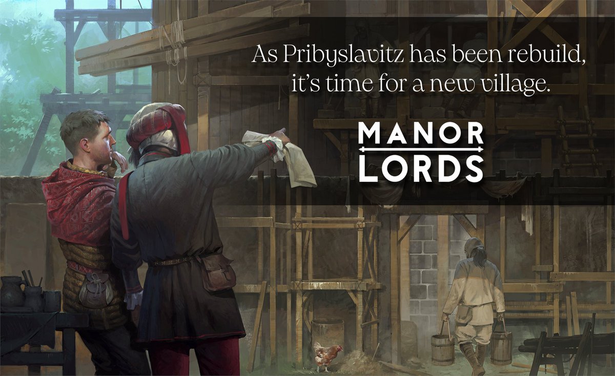 WarhorseStudios's tweet photo. Congrats to Slavic Magic and @HoodedHorseInc to the successful early access launch of #ManorLords. 
Stay medieval! ⚔️ https://t.co/KFuYJyiFcT