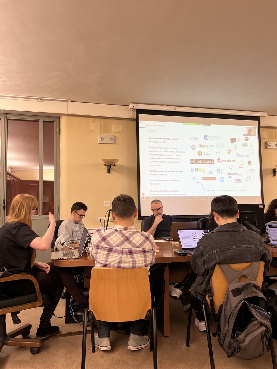 PolifoniaH2020 (@polifoniah2020) on Twitter photo 🇮🇹 It's a wrap! The 9th Polifonia meeting in Bologna was very useful for finalizing all outputs and preparing for the final review (mid-May).
⏳The <a href="/PolifoniaH2020/">PolifoniaH2020</a> project on improving discoverability of musical heritage formally ends on April 30. 🇮🇹 It's a wrap! The 9th Polifonia meeting in Bologna was very useful for finalizing all outputs and preparing for the final review (mid-May).
⏳The <a href="/PolifoniaH2020/">PolifoniaH2020</a> project on improving discoverability of musical heritage formally ends on April 30.