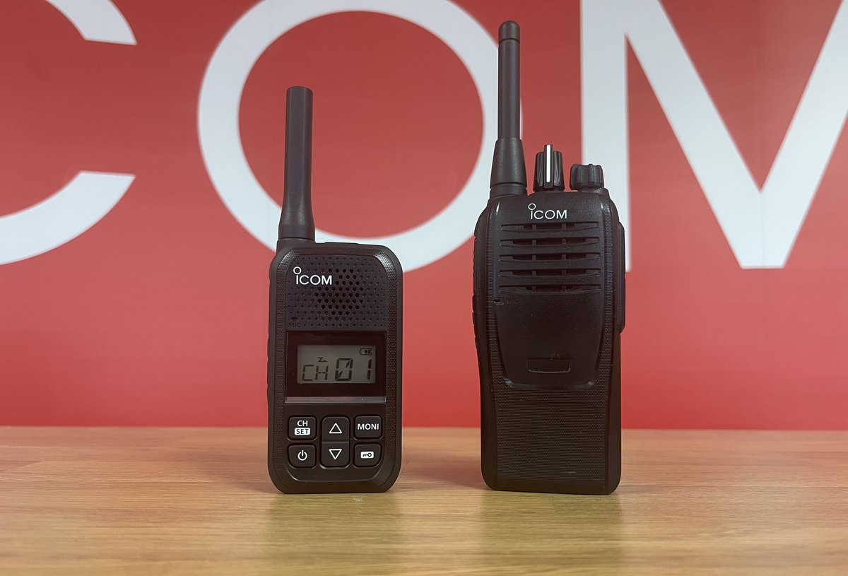 Check out our licence-free PMR446 radios—the IC-U20SR and the IC-F29DR3! Operating on the PMR446 frequency band, these models offer reliable short-range communication for businesses and consumers alike. No need for a licence; just turn them on and go! icomuk.co.uk/PMR446_Licence…