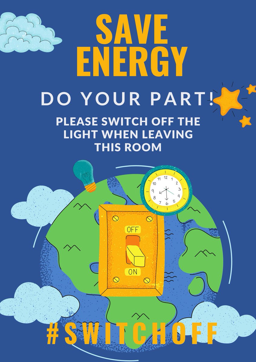For #GreenerAHP week we're encouraging everyone to save energy by turning off the light when leaving a room #switchoff @ASPHFT @AsphWellbeing @BDA_Dietitians