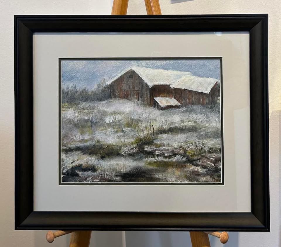 INSPIRED ARTSHOW - FINAL WEEK!

These pieces are by Kathy Lawrence.
The Trail is a pencil sketch and  Grampa's Barn is acrylic on paper.

#GuelphFraming #Guelph #PictureFraming #SmallBusinessEveryDay #KloepferFramingGallery #GuelphArtShow