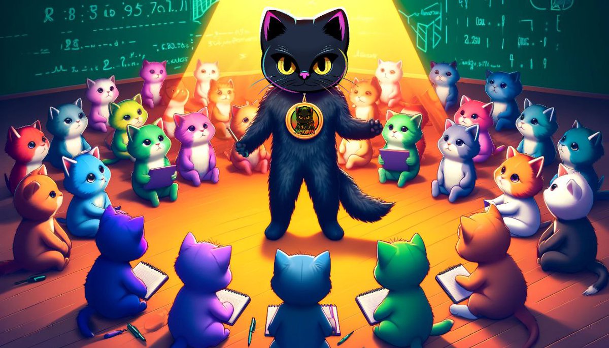 Me telling my future kids how we got rich by holding #Nekoin 🐱

 #SolanaMemeCoins