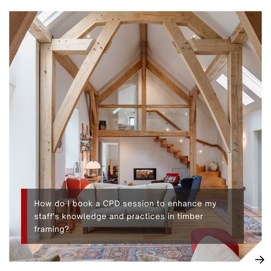 @Carpenteroak  has pioneered timber framing for over 35 years, offering CPDs to enhance staff knowledge and practices in design and craft.

Learn more here ~
architectsdatafile.co.uk/news/book-a-cp…

#ADF #ArchitectsDatafile #timber #cpd #timberframe
