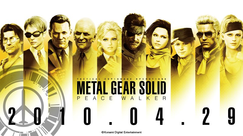今から14年前の今日、2010年4月29日に『METAL GEAR SOLID PEACE WALKER』が発売されました。
#MGSPW #MetalGearSolid #メタルギアソリッド