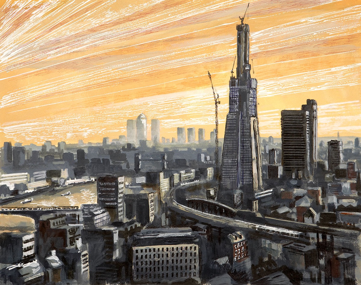 'The Shard from London Bridge' (2011) by David Downes daviddownes.co.uk