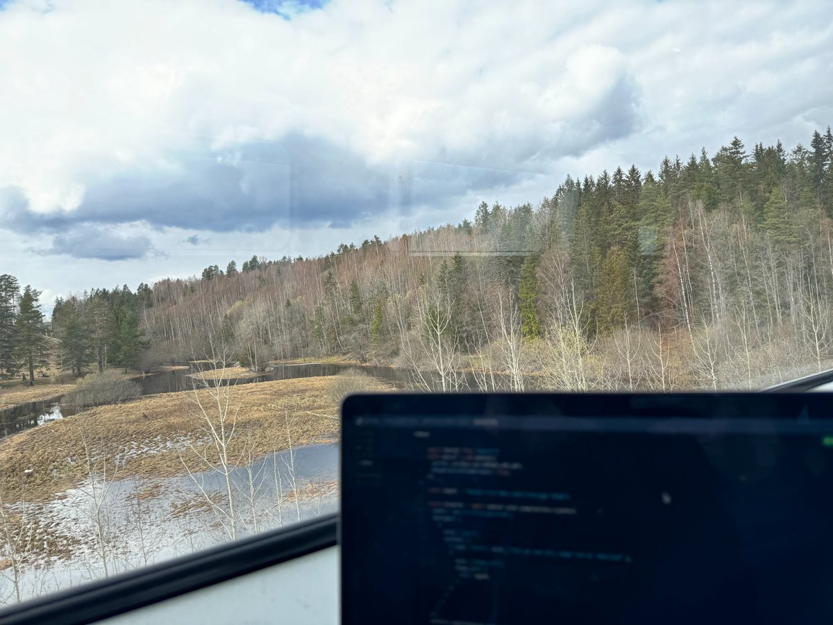 Train rides are meant for coding
