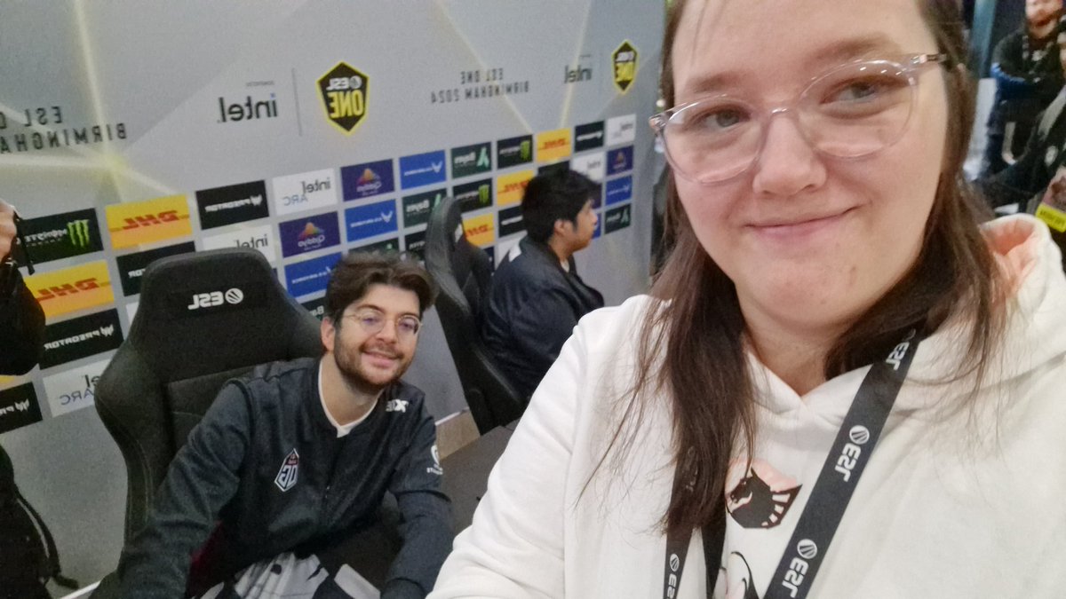 Not the best photo of me, but meeting <a href="/Ceb/">Ceb</a> was a dota dream come true. Incredibly kind, even as I stood there just fangirling 🥹Can't wait to watch OG win the major this weekend!