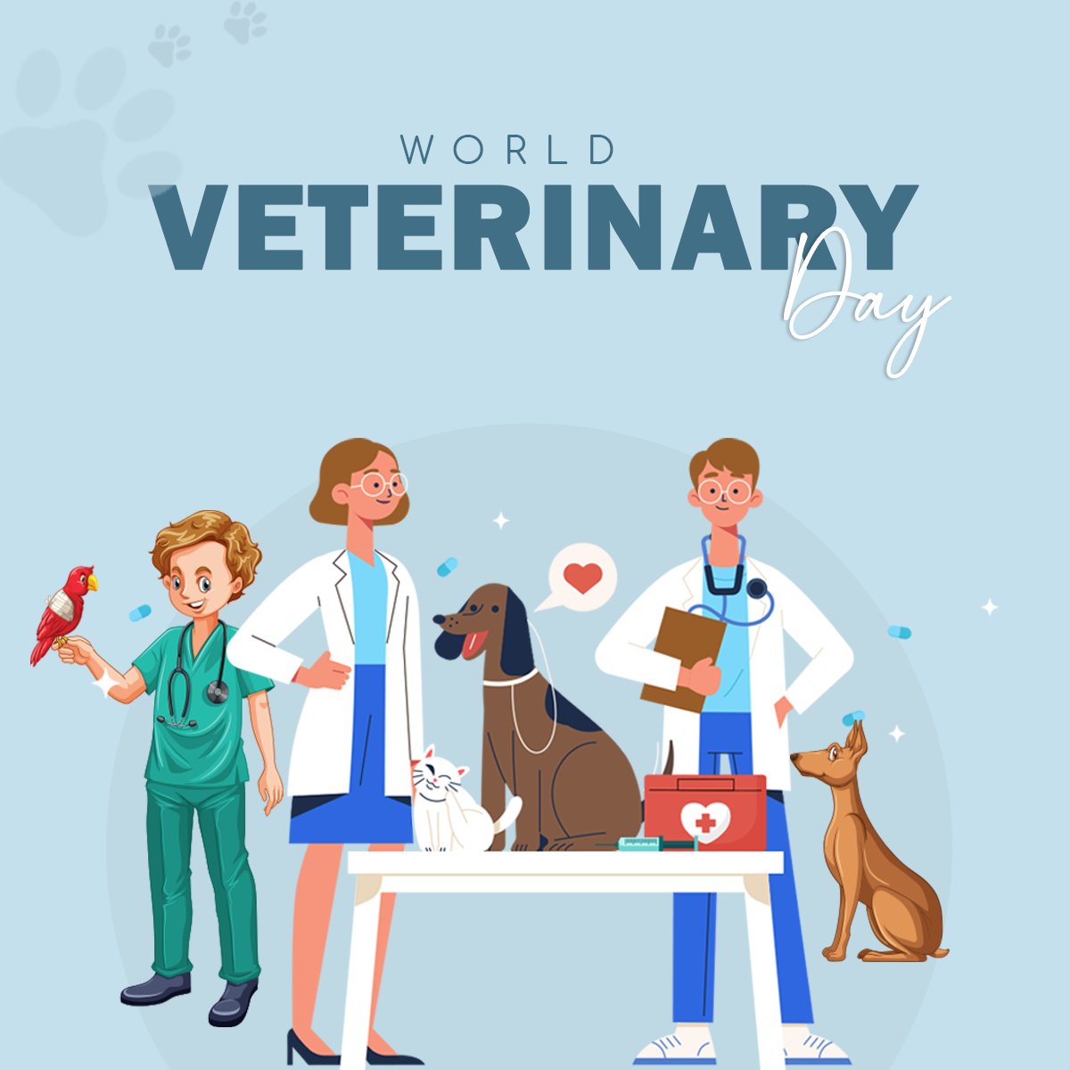 'World Veterinary Day: Celebrating Our Furry Friends' Guardians! 🐾 Remember, their well-being is our priority. Keep them healthy and happy with top-quality pet care supplies from petcaresupplies! Explore now for their wagging tails and purring hearts.

#WorldVeterinaryDay