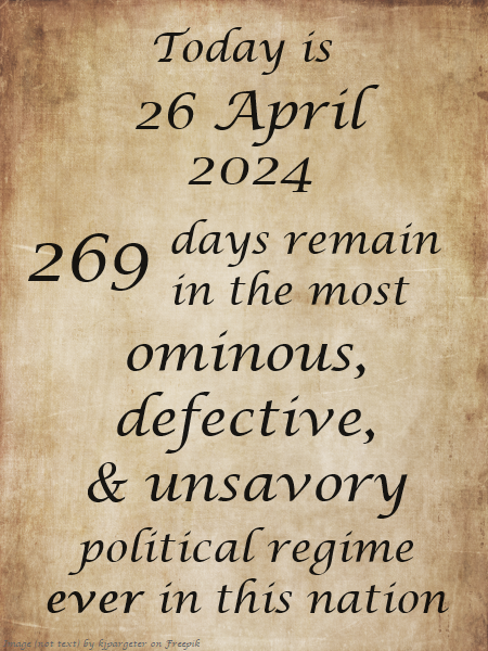 #DailyCountdown to 20 JAN 2025

Please LIKE, SHARE, FOLLOW

#FJB #ImpeachBiden #BidenCrimeFamily #BidenRegime #BidenWorstPresidentEver #WorstPresidentEver #StolenElection #OccupiedAmerica #VoterFraud #NoneDareCallItTreason #IllegitimateElection #NotOnOurWatch #WillNotComply…