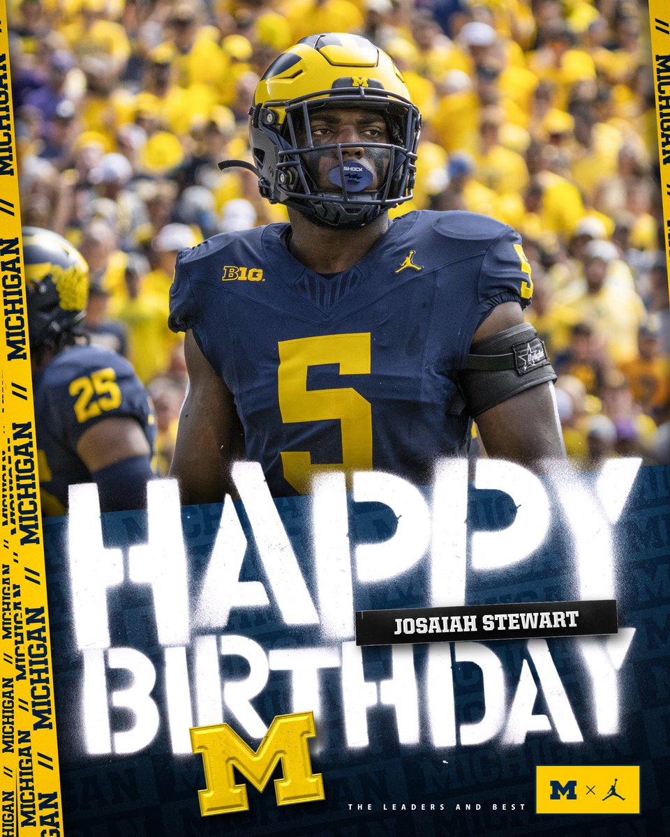 Happy Birthday to <a href="/josaiah_stewart/">Josaiah🔮</a> ! Hope you have a blessed one!! #GoBlue🔵