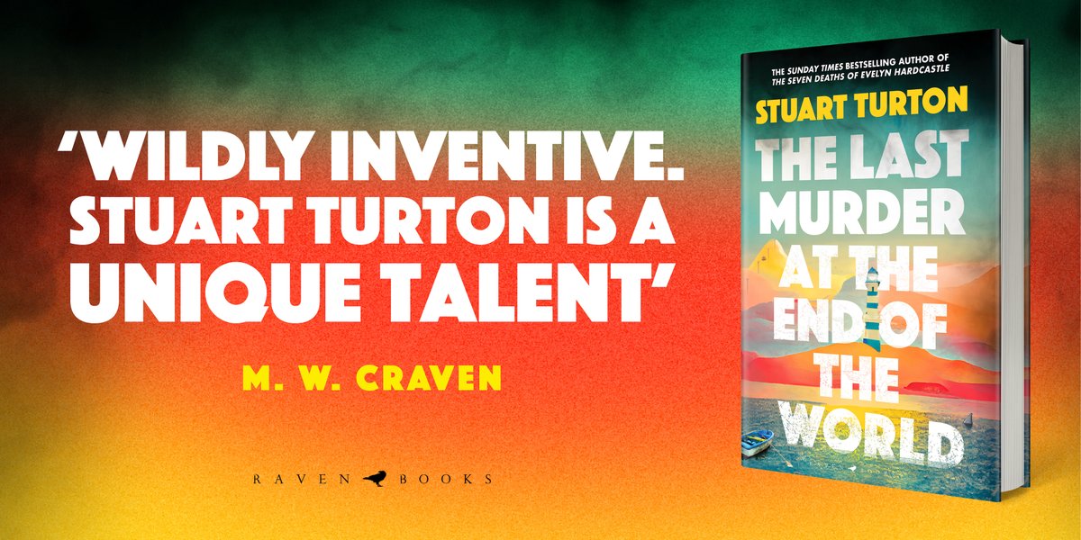 🏝️ 'Wildly inventive' @MWCravenUK 🏝️ 'I loved it' @cjtudor Stellar reviews for The Last Murder at the End of the World, @stu_turton's newest mystery, set in the last idyllic island in a world decimated by a mysterious black fog... Out now in hardback, ebook and audio!