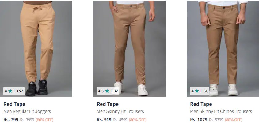 Myntra | Upto 80% Off On RedTape Men's Trousers

👉Link: myntr.in/t2mpjd