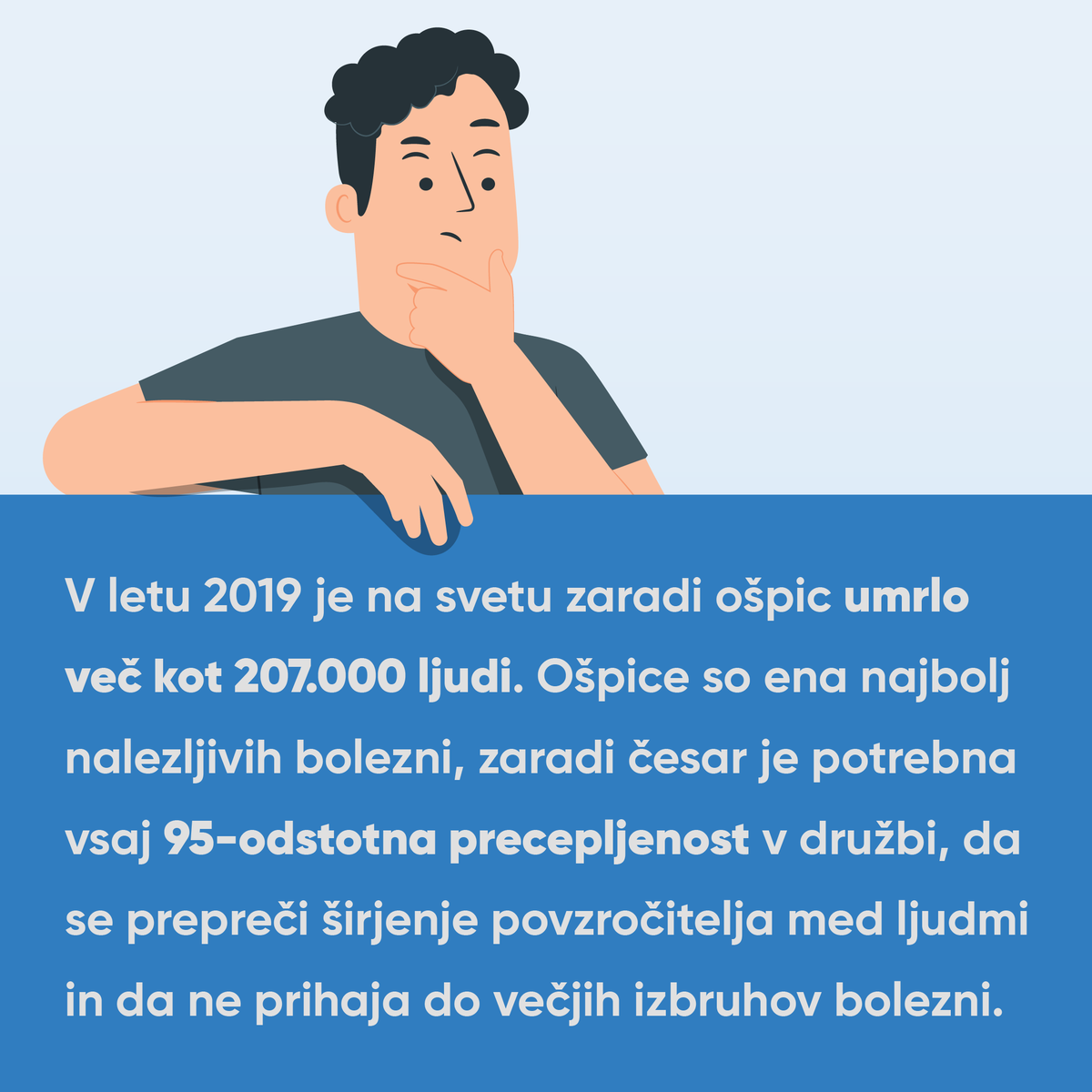 NIJZ_pr's tweet photo. Od leta 2021 naprej je v Sloveniji precepljenost predšolskih otrok s prvim odmerkom cepiva proti ošpicam, mumpsu in rdečkam znova 95-odstotna.
#TedenCepljenja #EIW2024 #cepljenja @WHO_Europe https://t.co/hdPLH5WAfu