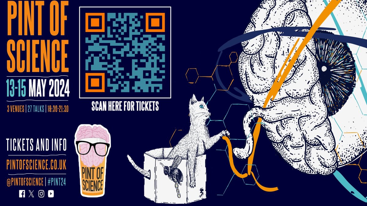 Pint of Science fest (<a href="/pintofscience/">Pint of Science UK</a>) is back in Exeter May 13-15!

Check out the talks (on long COVID, psychedelic therapy, eating disorders, AI, climate change, and weather forecasting) and book your tickets at pintofscience.co.uk