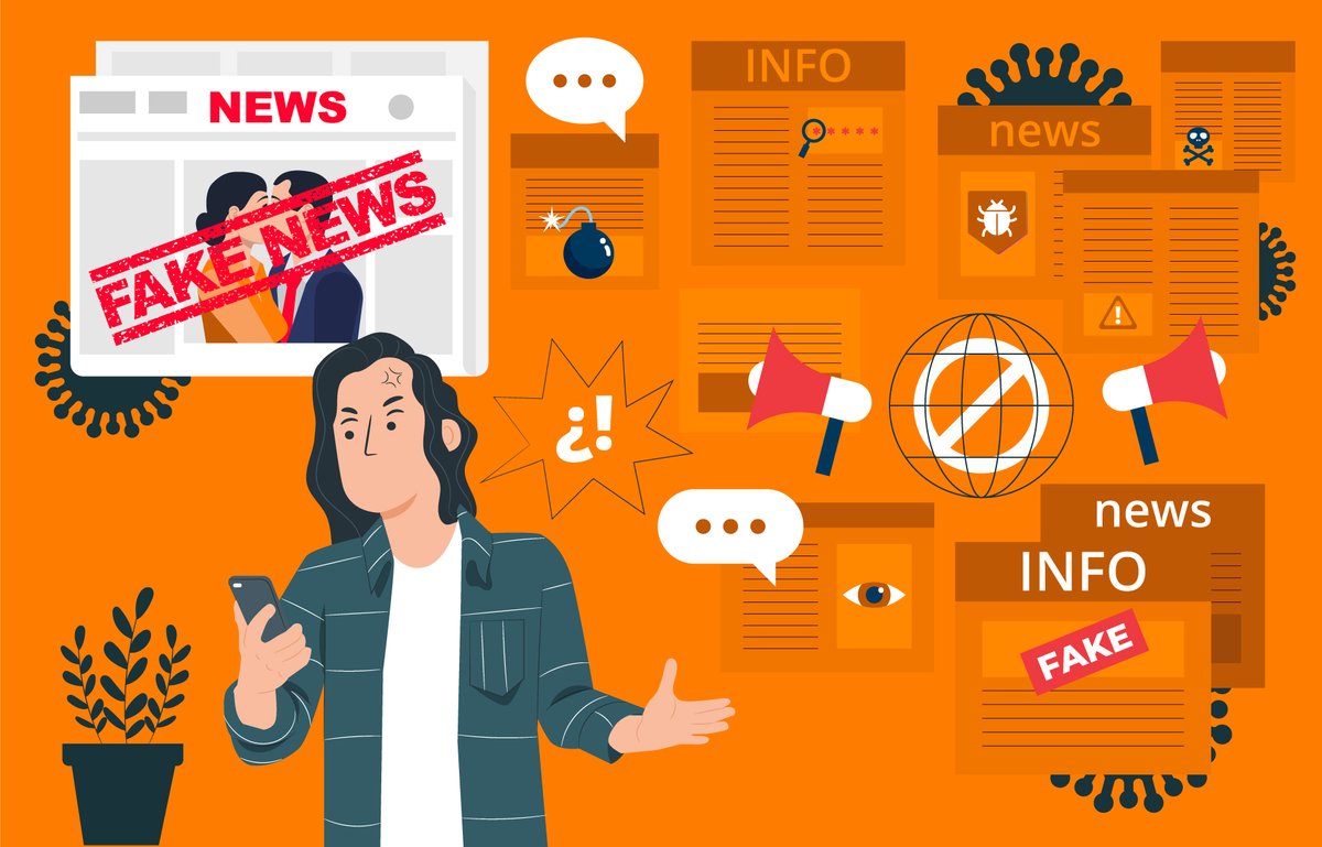 Las #FakeNews 🗞️ y los #bulos 🚨 circulan en Internet 💻 con el objetivo de desinformar y manipular. 👉 En el blog de @osiseguridad, te enseñan a reconocerlos: shorturl.at/ipw06