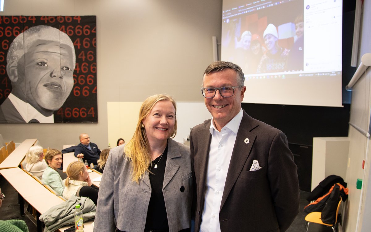 Rektor @UiT_DagRune var på markedsrådsmøtet med TIFF denne uka. Han presenterte UiTs strategi Eallju – Drivkraft i nord og lyttet til festivalsjef Lisa Hoens gjennomgang av TIFFs strategi. En verdifull utveksling av mål, verdier og visjoner🎬🤝