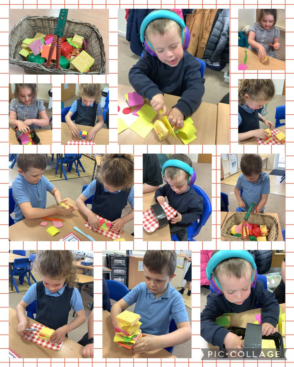 1J made some exciting sandwiches for little red riding hood to take to grandmas! #Englisholol #MakeADifference @ololprimary_HT