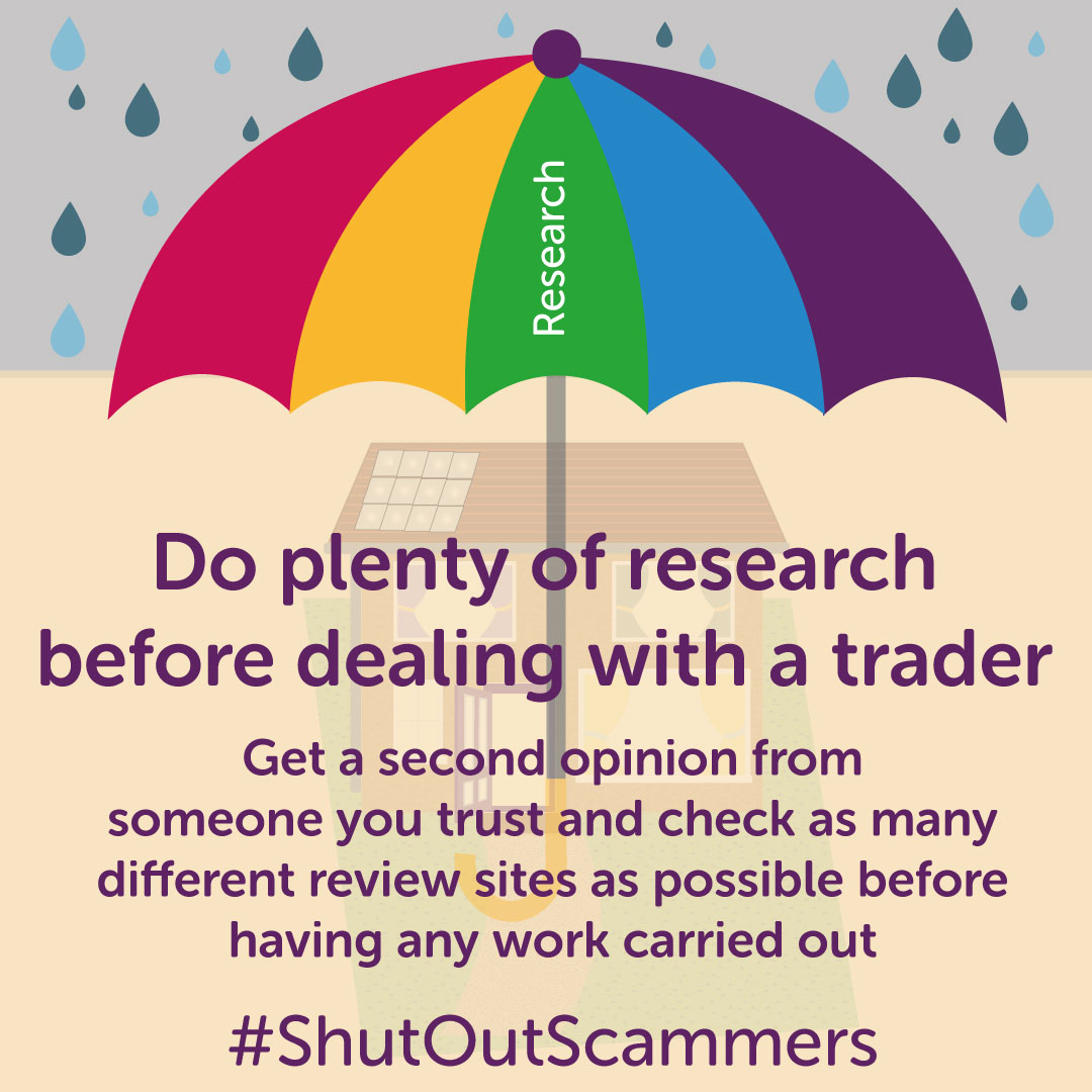 There's been a recent increase in doorstep scammers offering solar panel servicing or wrongly telling people that they need to repair or upgrade their solar inverters or renew their warranty

Read examples in the #ScamShare bulletin➡️mailchi.mp/48e589d776ca/t…

#ShutOutScammers