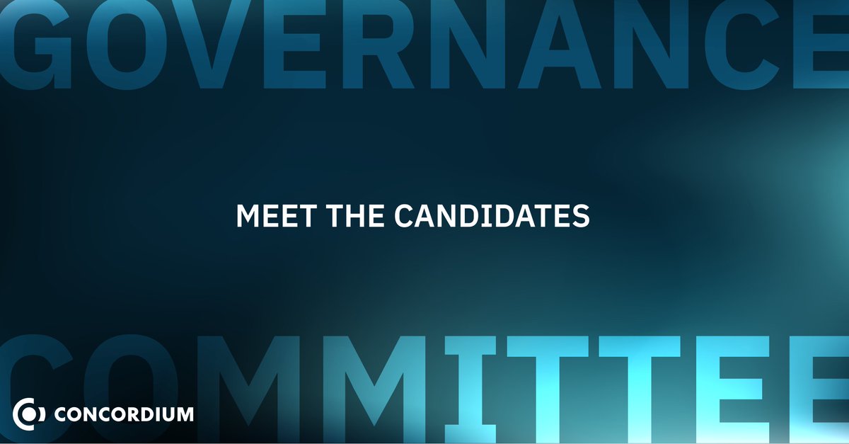 We present 🥁🥁🥁 the community candidates for Concordium's Governance Committee 2024! Get to know them via this link 🤘 medium.com/@concordium/me… #BlockchainGovernance #CryptoCommunity #CryptoGovernance #VoteCrypto #Concordium #Blockchain $CCD