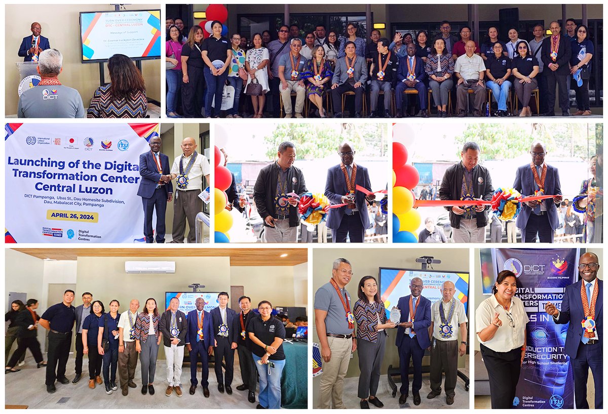 Delighted to inaugurate with @ILOManila, @JapanGov and @DICTgovph the new  #DigitalTransformation Centre in Pampanga, Philippines - part of the @ITU / @Cisco Digital Transformation Centres (DTC) Initiative - to boost #DigitalSkills in the region. #GirlsinICT