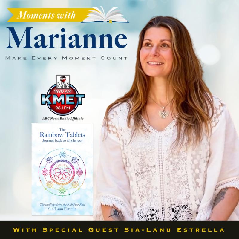 Tune in TODAY at 10:45am PT, 1:45pm ET for an inspiring discussion with Sia-Lanu Estrella as we discuss living in your highest expression on Moments with Marianne @KMETRadio  tunein.com/radio/KMET-149…

#bookclub #readinglist #books #bookish #author #authorinterview #KMET1490AM