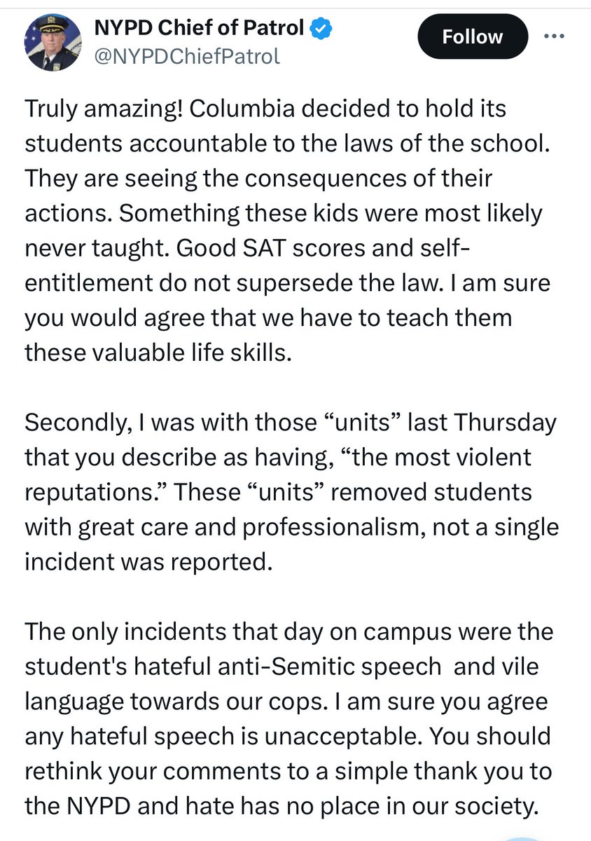 A police chief telling a critic “I am sure you agree any hateful speech is unacceptable” is an object lesson in why there’s no “hate speech” exception to the First Amendment.