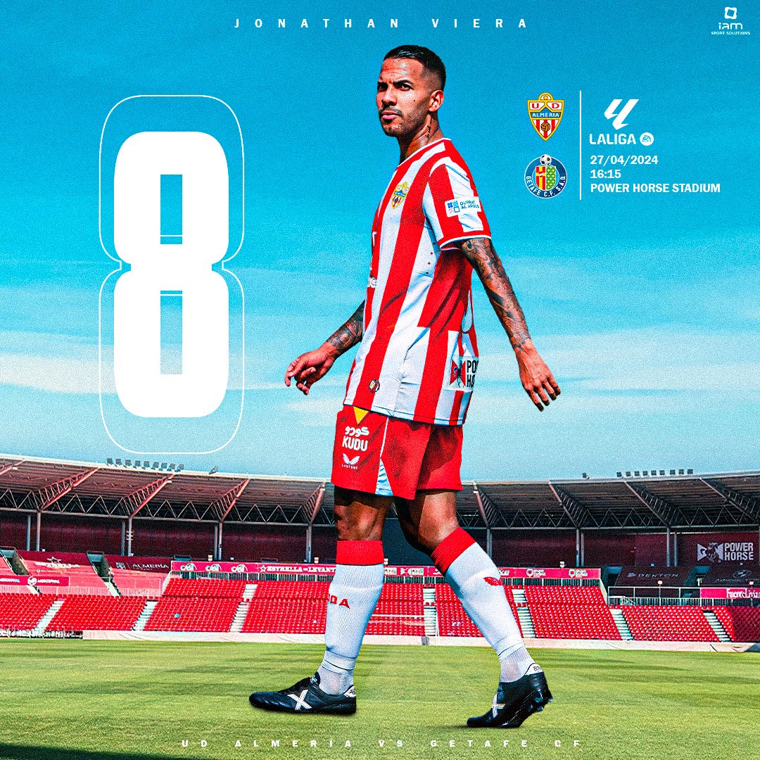 ⏳🔜 #AlmeríaGetafe ⚽️ @U_D_Almeria 🔴⚪️ #LALIGAEASPORTS