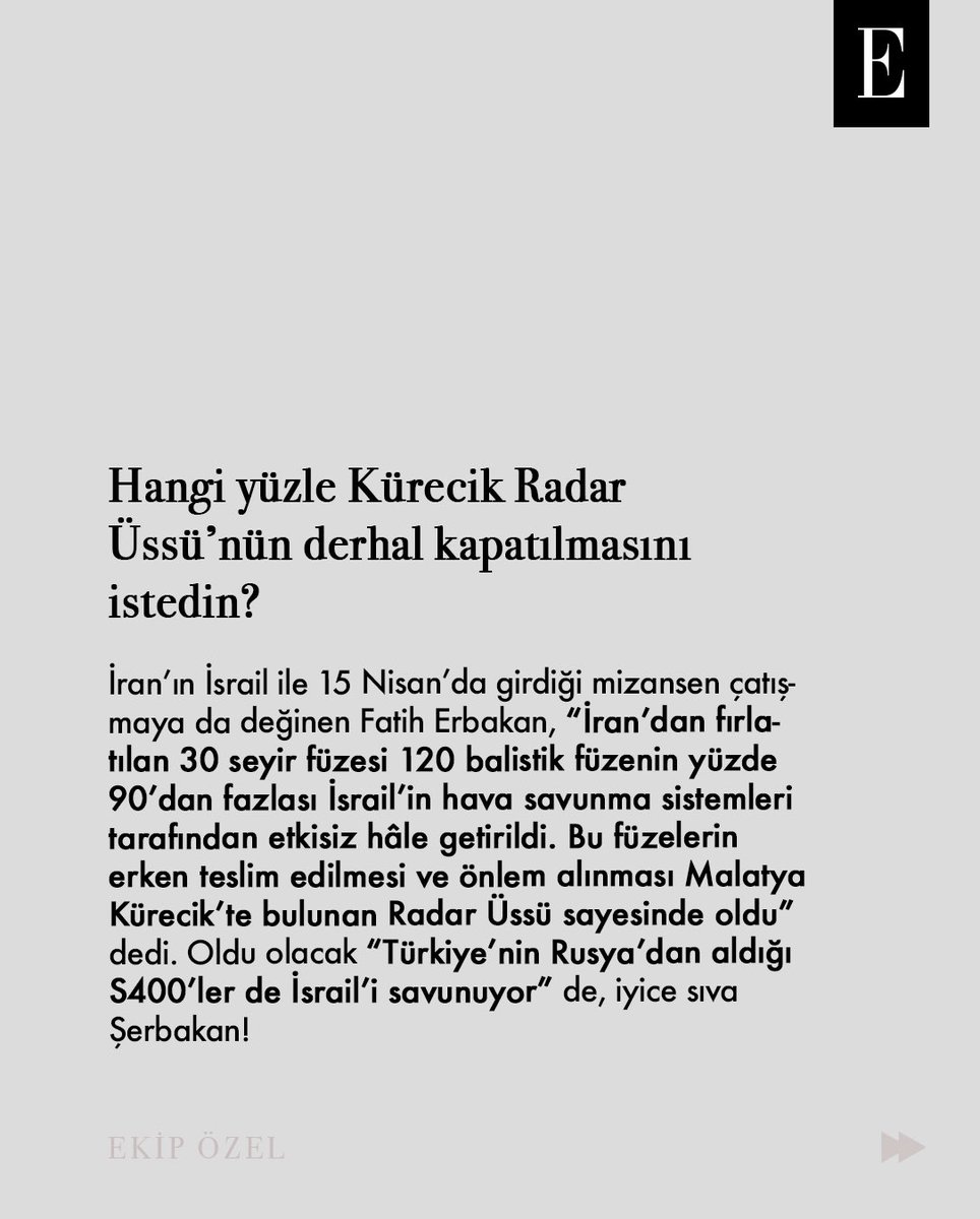 ŞERBAKAN DOĞRU GÖREMEZ: Yeniden Refah’ın Başkanı neyin peşinde? 📌”İnancımız gereği “yalanı 📌Hangi yüzle Kürecik Radar Üssü kapatılsın istedin?