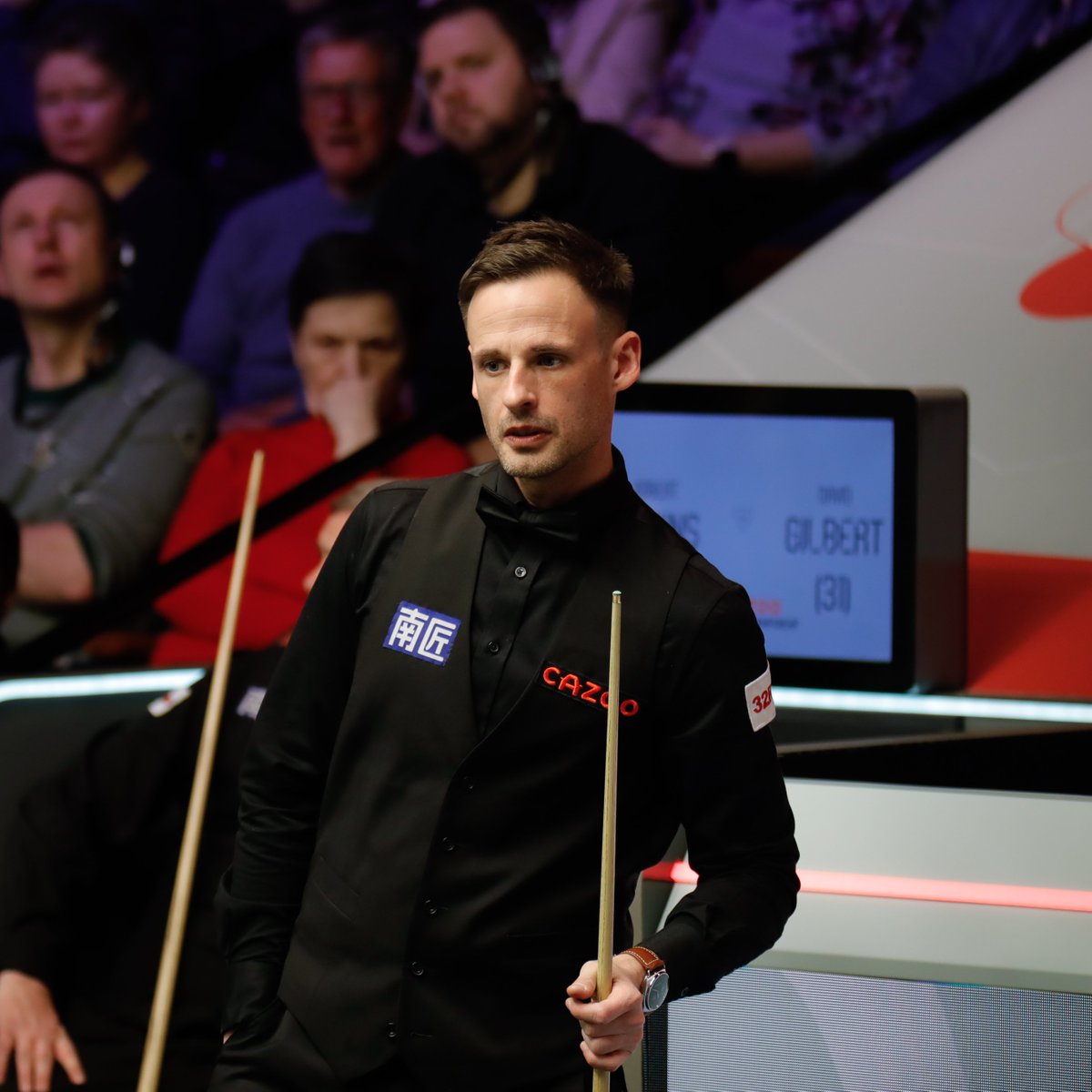 WeAreWST's tweet photo. A clinical session ending 👌

David Gilbert leads Robert Milkins 12-4 in a race to 13 🤝

#CazooWorldChampionship | @CazooHelp | @RiyadhSeason https://t.co/ZLWqpw4WPV