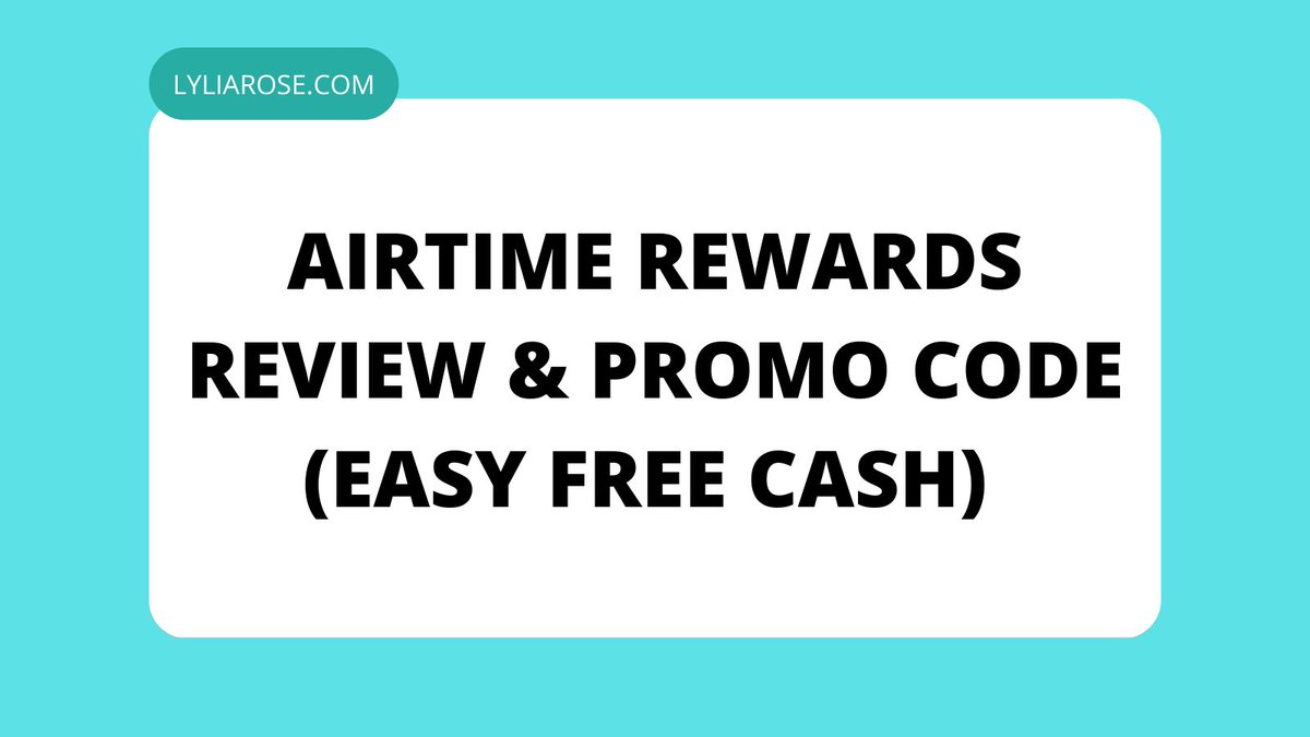 Airtime Rewards Review & Exclusive Promo Code! Easy Free Cash! Link your bank cards to the app and get automatic cashback when you spend in selected retailers! lyliarose.com/blog/read_2004…