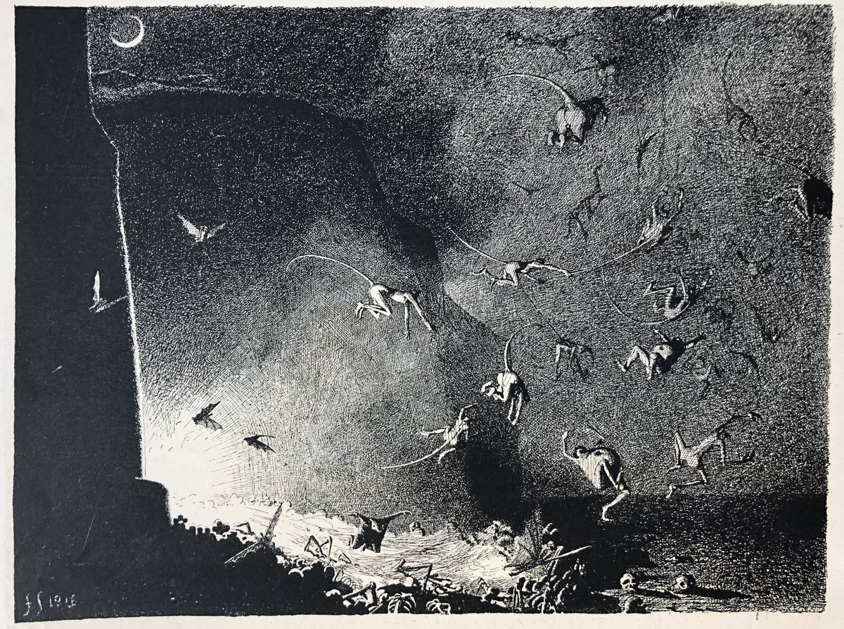 Franz Sedlacek (1891-1945), 1917 - The Shepherd - The Gates of Hell