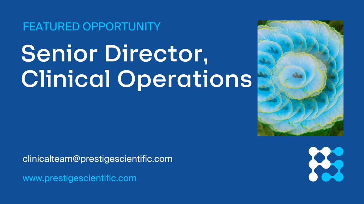 Here's an opportunity with our partner, a global company with a pipeline of immune-modulating assets designed to target a spectrum of cardiovascular and autoimmune diseases. 

Get in touch: clinicalteam@prestigescientific.com    

#biotechcareers #biotechjobs #prestigescientific