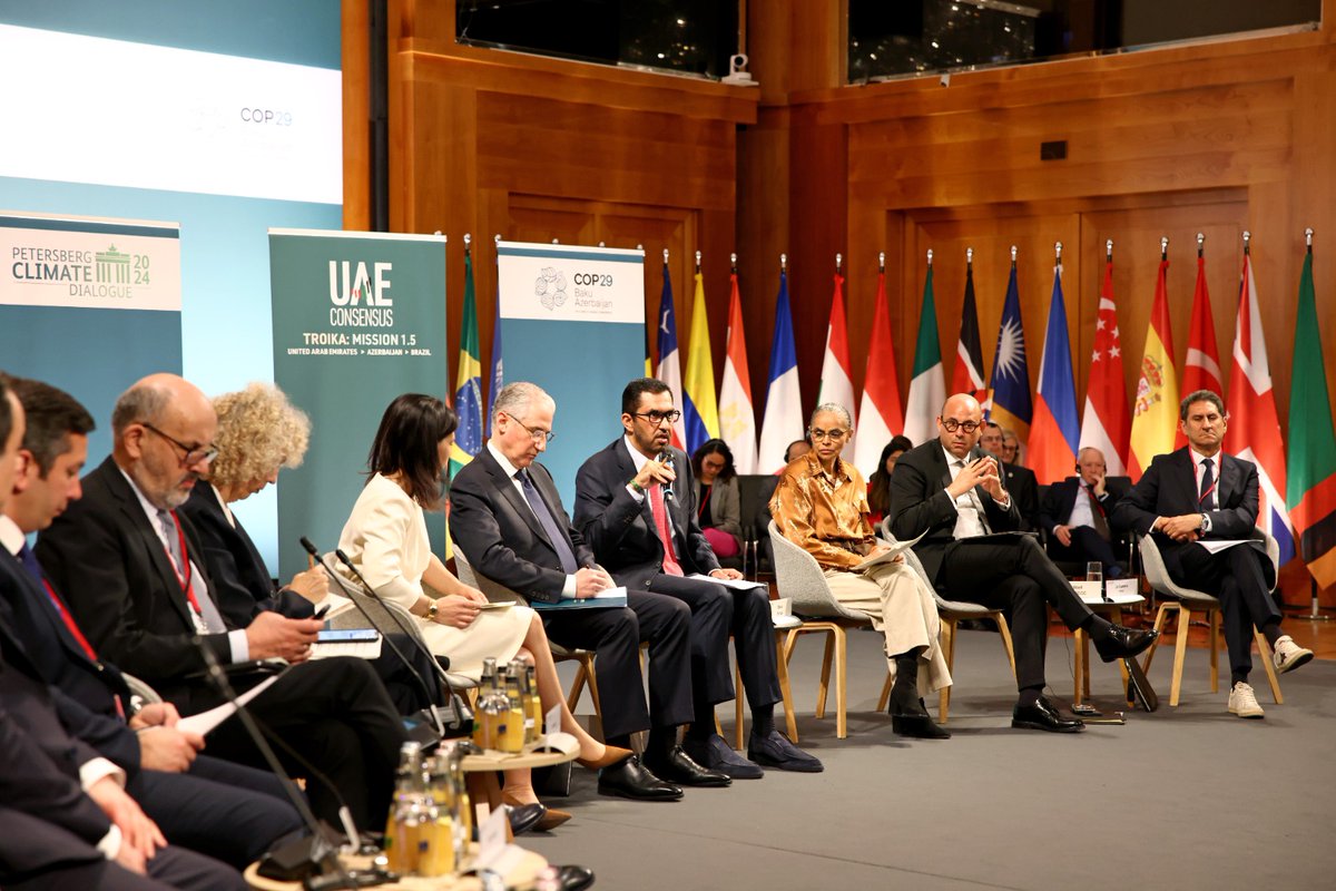 During the Petersberg Climate Dialogue, the COP Presidencies Troika hosted the ‘Roadmap Mission to 1.5C – Enabling Energy Transition Outcomes from the UAE Consensus’ Majlis discussion, the first in a series to be hosted ahead of COP29. Speaking alongside Mukhtar Babyev, COP29…