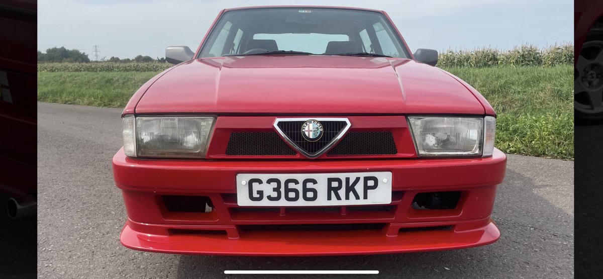 Today I have mostly been thinking red thoughts. 3.0-litre V6-powered red thoughts. ajmclassics.co.uk/product/alfa-r…