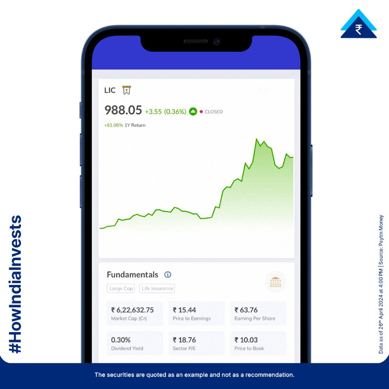 PaytmMoney's tweet photo. It’s important to secure your portfolio’s health.
Here are the top 4 Life & Health Insurance Companies dominating NSE’s market cap charts.
#HowIndiaInvests #NSE #TopCompanies #LifeInsurance #HealthInsurance #MarketCapitalisation #PaytmMoney