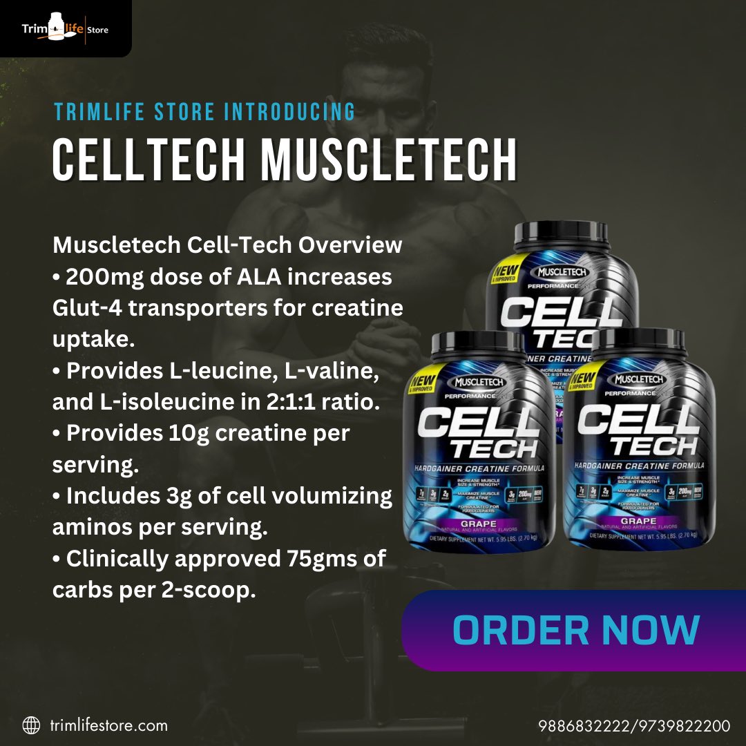 CELLTECH MUSCLETECH🔥
Grab Now🤩👇🏻
trimlifestore.com/product/cellte…
.

trimlifestore.com

.
#trimlifestore #trimforlife #supplementking #nutritionzone #supplementary #wheyproteinshake #proteinsnack #supplementviral #supplementterbaik #nutritionalcoaching #wheyproteinindonesia