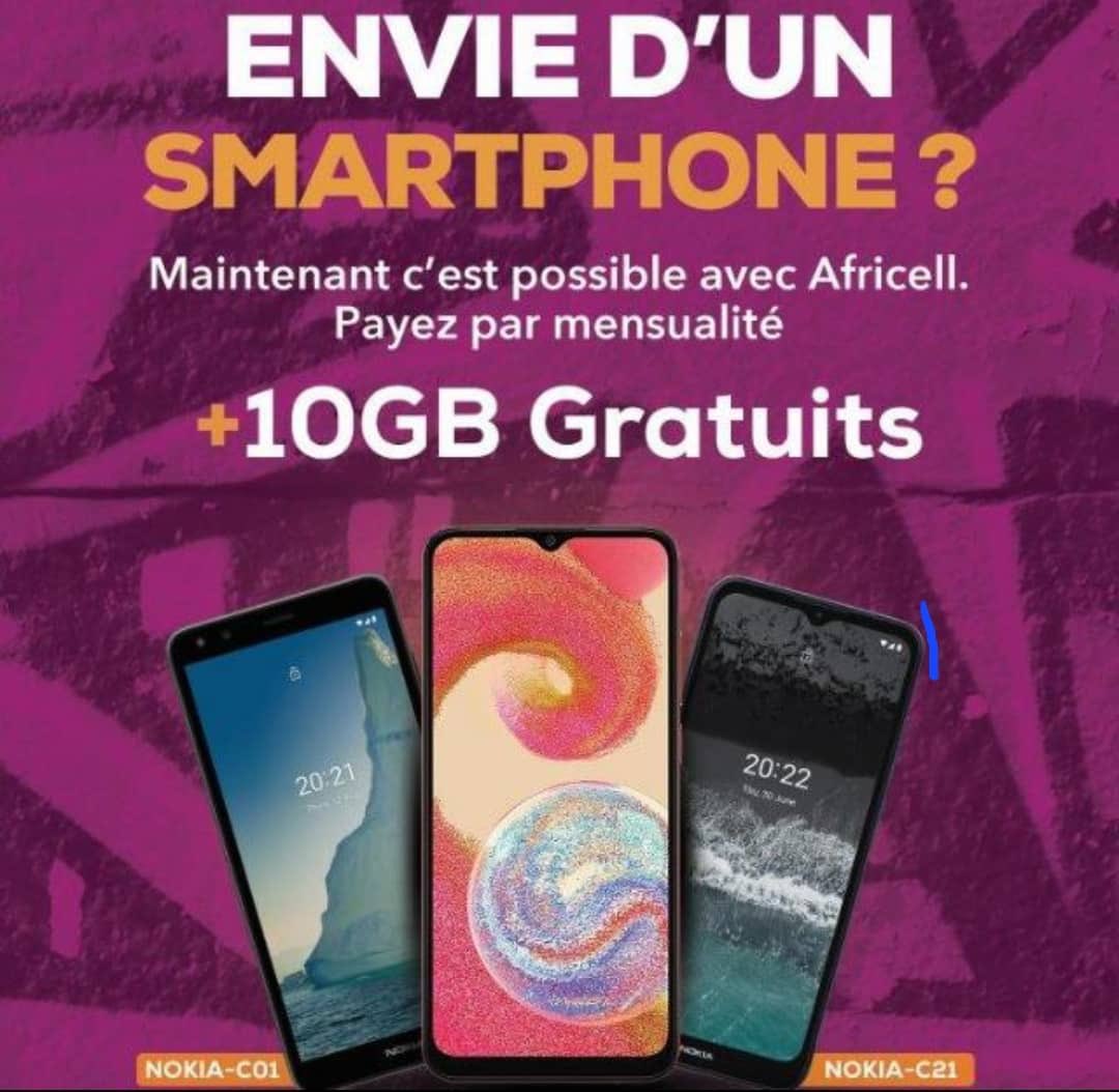 Des smartphones à crédit chez @AfricellRDCongo ! Heure yang’oyo okoma na tshombo ya qualité , payez par mensualité … Contactez le numéro: 0900654111