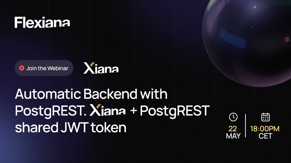 flexiana's tweet image. Join us for an insightful webinar exploring the powerful combination of #Xiana and #PostgREST! 🚀
🔸 Discover how PostgREST automates backend tasks by effortlessly generating a REST API from your PostgreSQL database, saving valuable time and resources
🔗 meetup.com/tech-webinars-…