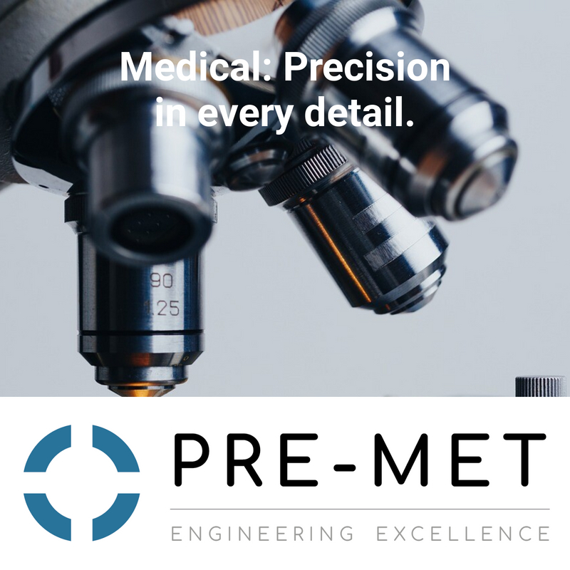 Pre-Met manufactures critical components for the medical industry, ensuring extreme accuracy and adherence to strict tolerances. 

With a zero-defect policy and exceptional pre-dispatch inspection standards, we're committed to excellence in healthcare.

#engineering #medical
