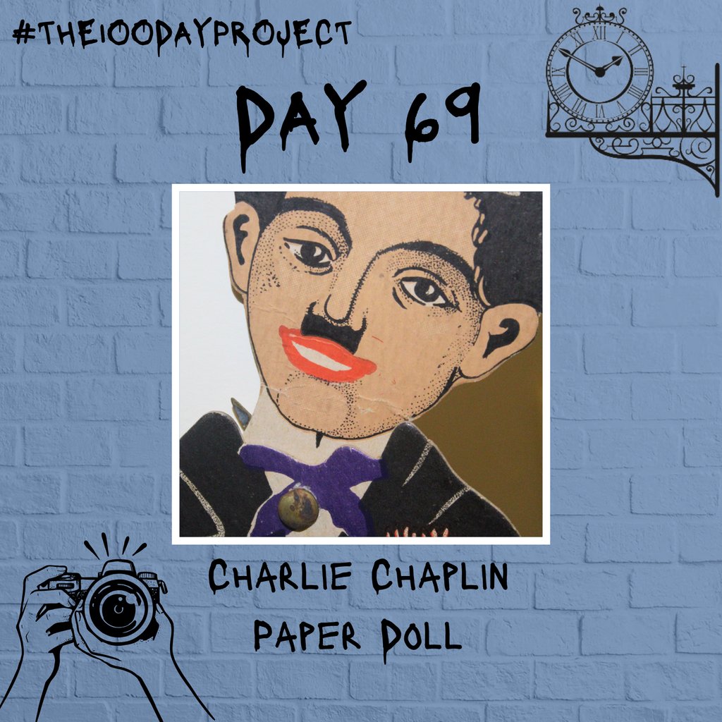 #day69 of #the100dayproject2024 - Charlie Chaplin Paper Doll
Head to our Facebook or Instagram for the full post
#100daysatthemuseum #artinmuseums #richmond #richmonduponthames #getinspired #becreative #artist #photography #collage #newperpectives #colours #textures #lookclosely