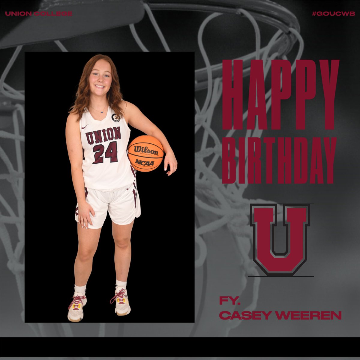 We want to wish first year guard Casey Weeren a very happy birthday! 🎂🎉

We hope you have a great day! 👏

#UCWB🏀 #ChallengeYourself #SupportEachOther