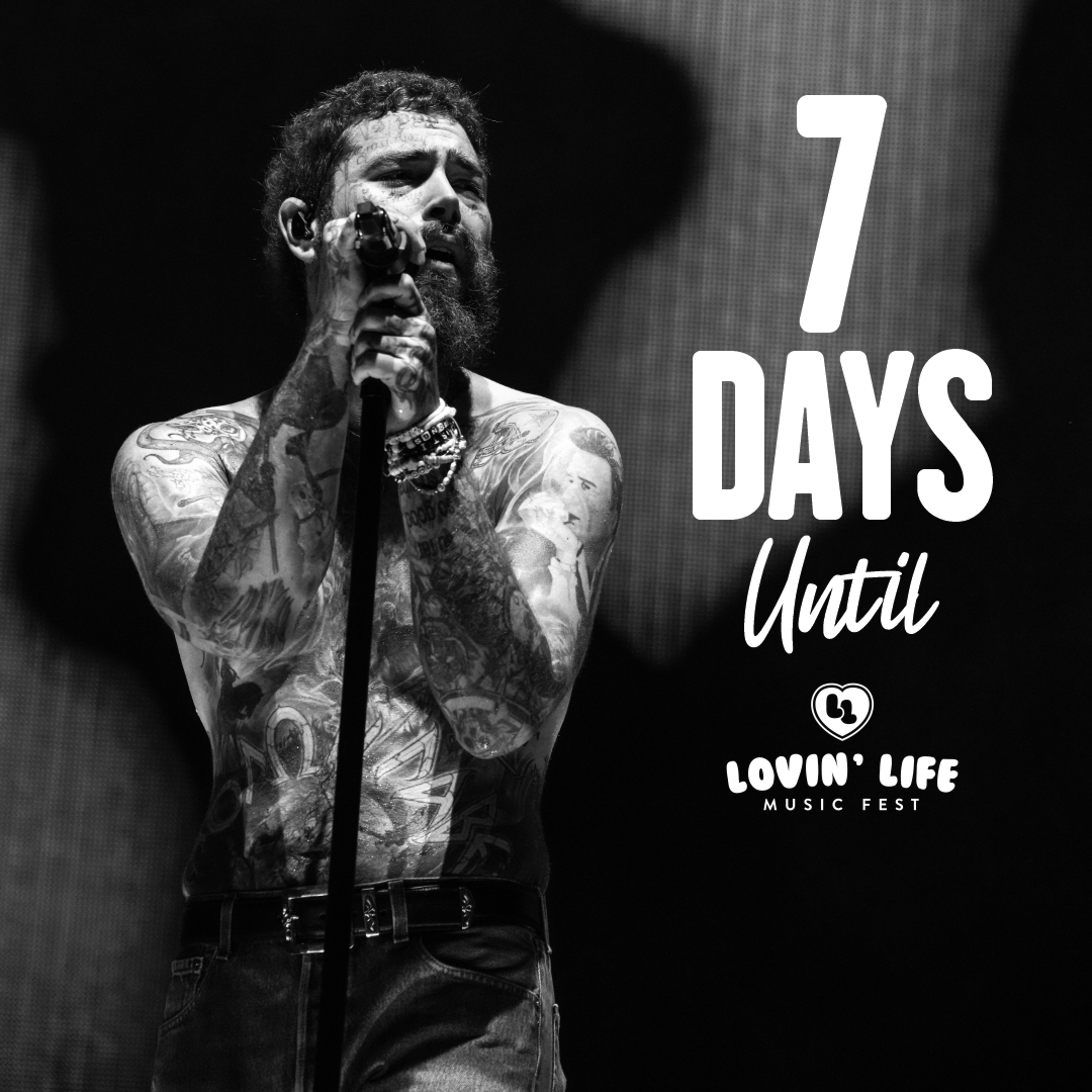 Just 1 week away! Get ready to rock out with Post Malone! 'Better now' than never to join the adventure of a lifetime. 🎶 🩵April 26 at Midnight: Box Office Rates Kick In 🩵Limited Single Day GA, VIP & SVIP on Sale Now 🩵See Schedule on LLMF App: lovinlifemusicfest.com/the-official-l…